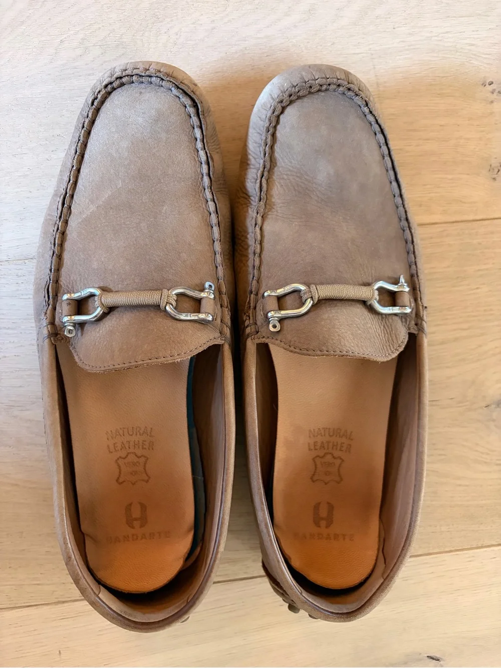 Men’s Riomar The Halyard Deck Driver Size 12 - Natural Leather